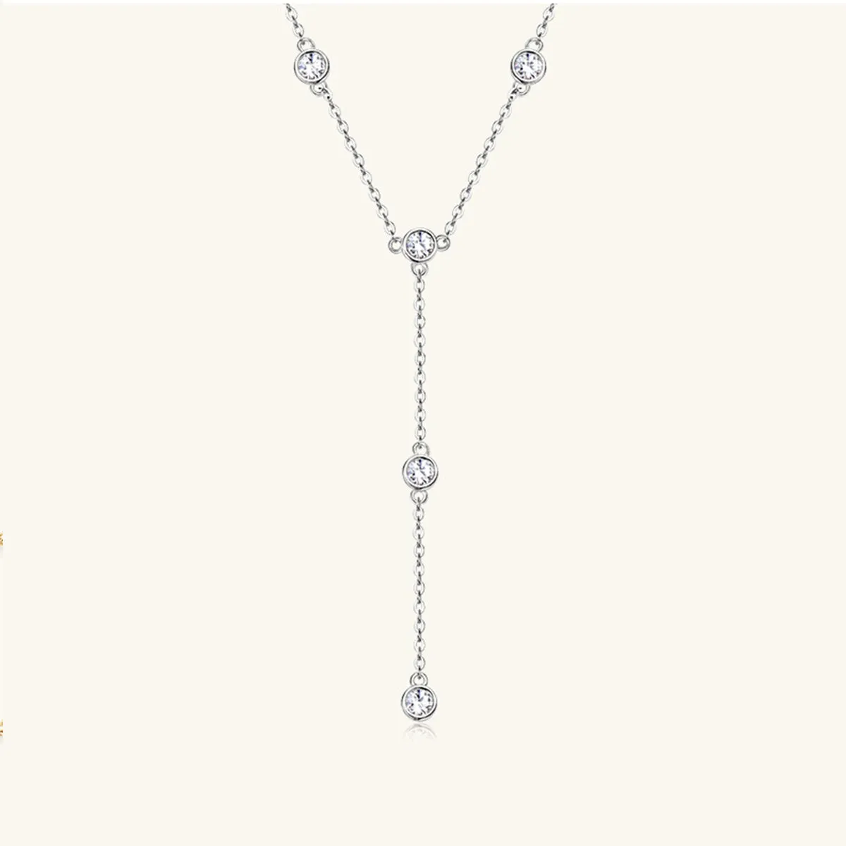 1.1 Carat Moissanite 925 Sterling Silver Necklace