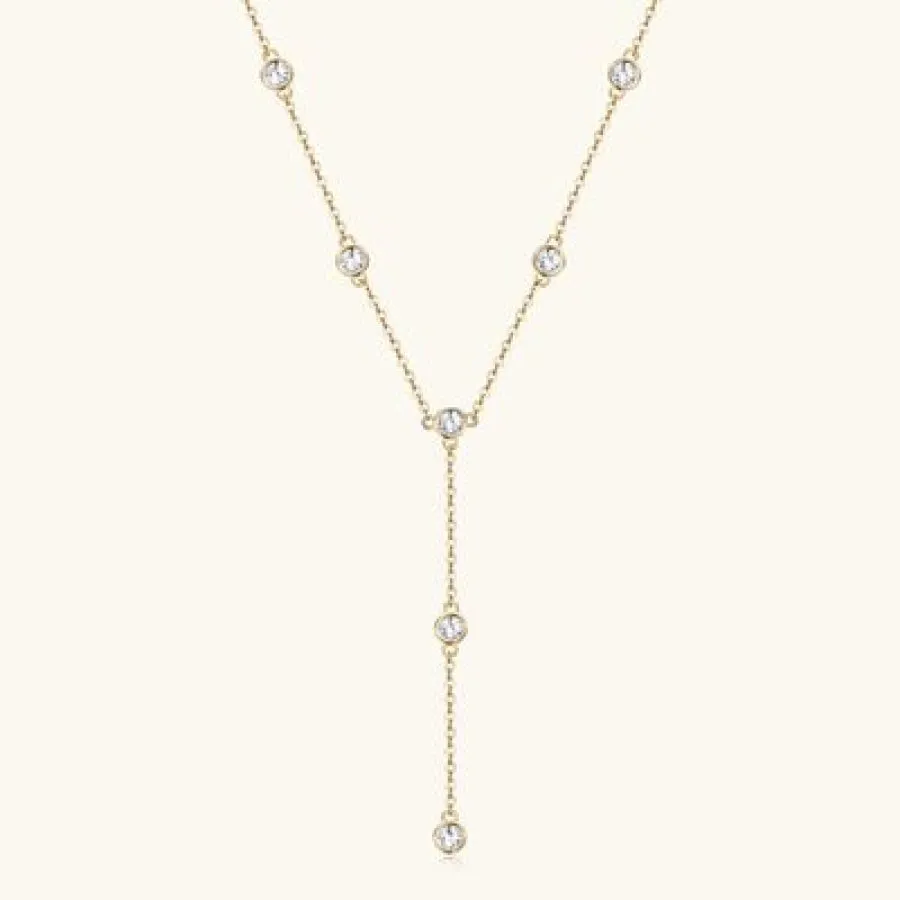 1.1 Carat Moissanite 925 Sterling Silver Necklace