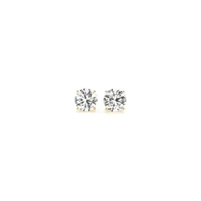 1/2 cttw Lab Grown Round Diamond Stud Earrings 14k Yellow Gold (G/VS2)