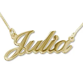 14K Solid Gold Name Necklace