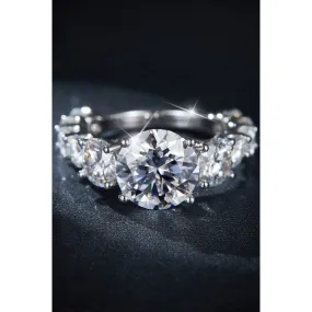 8 Carat Moissanite 925 Sterling Silver Ring