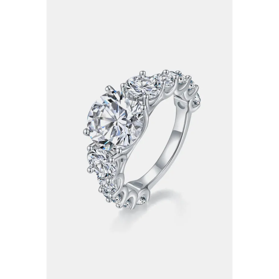 8 Carat Moissanite 925 Sterling Silver Ring