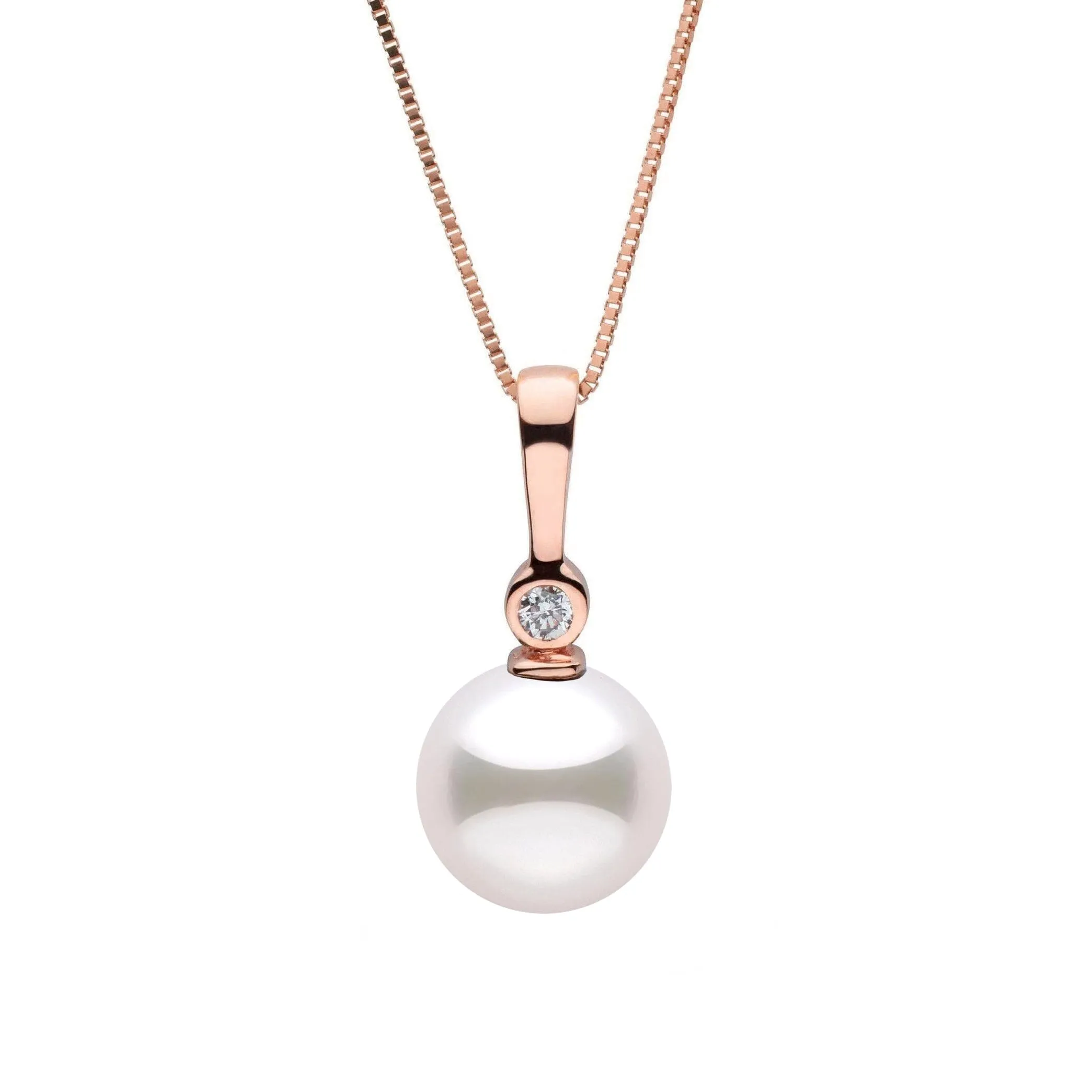 8.0-8.5 mm Akoya Pearl and Diamond Aspire Collection Pendant