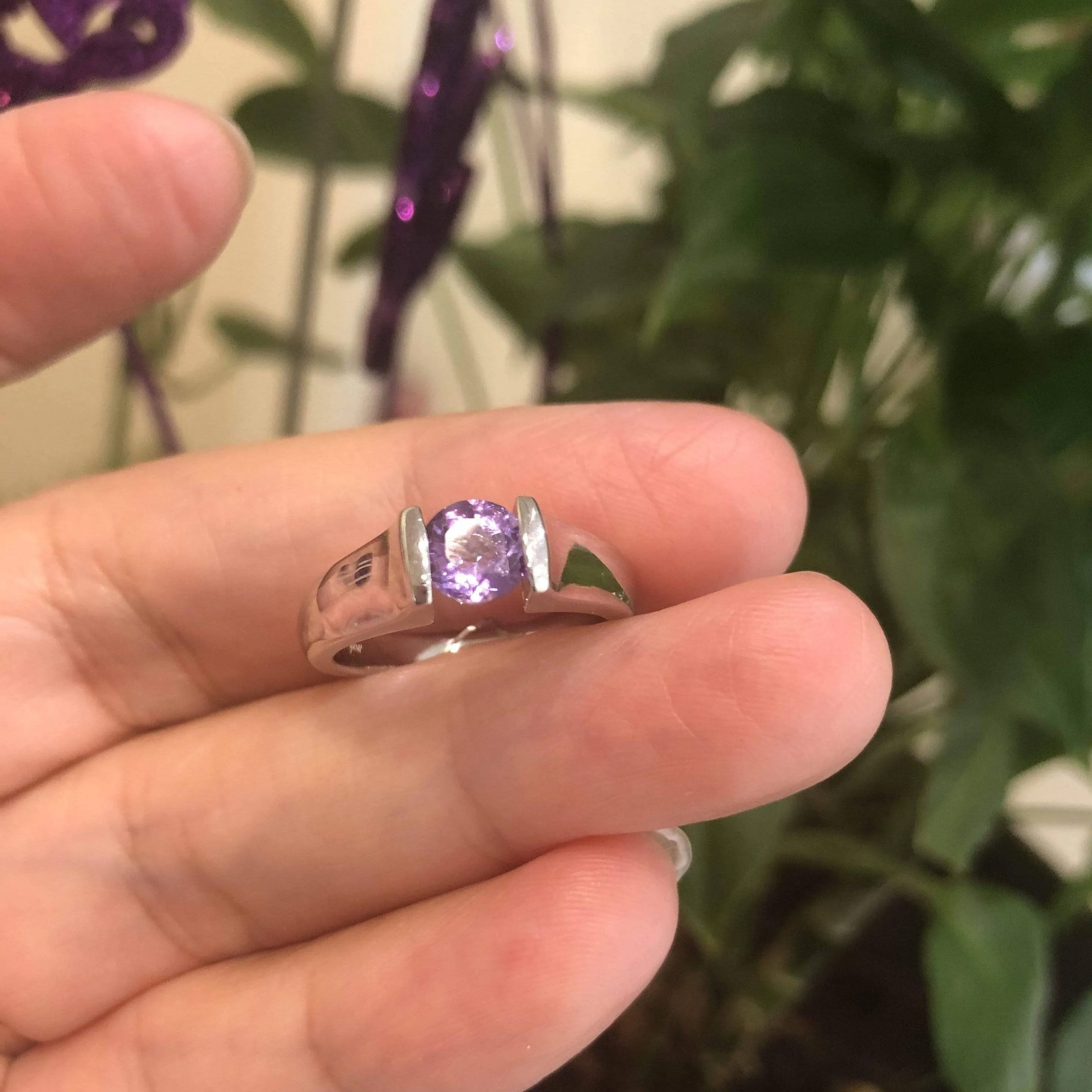 Baikalla? Sterling Silver Amethyst Ring