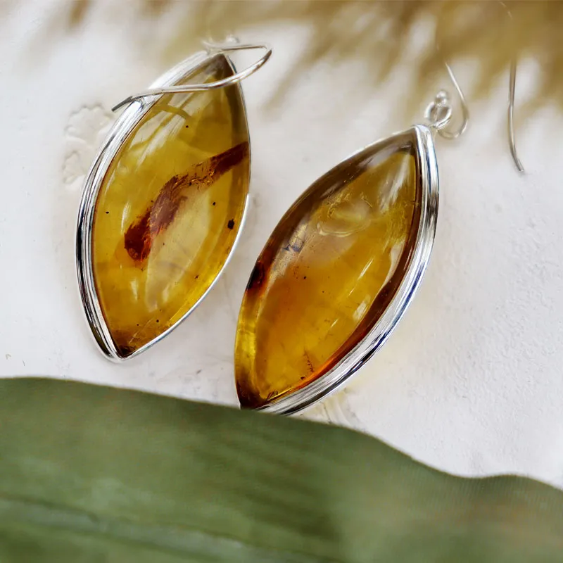 Bartley Amber Boho Earrings D