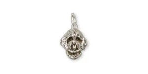 Bichon Frise Charm Jewelry Sterling Silver Handmade Dog Charm BC4-C