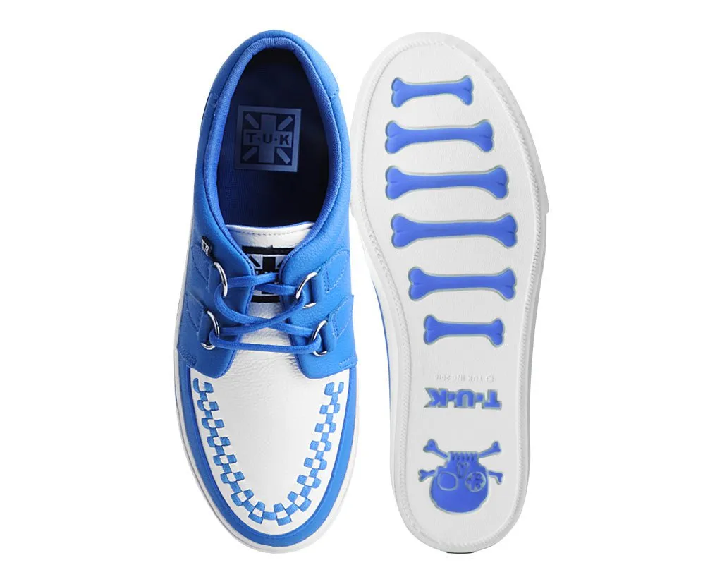 Blue & White 2-Ring Creeper Sneaker