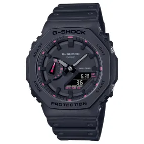 Casio G-Shock CasiOak Pink Black Breast Cancer Watch GA2100P-1A