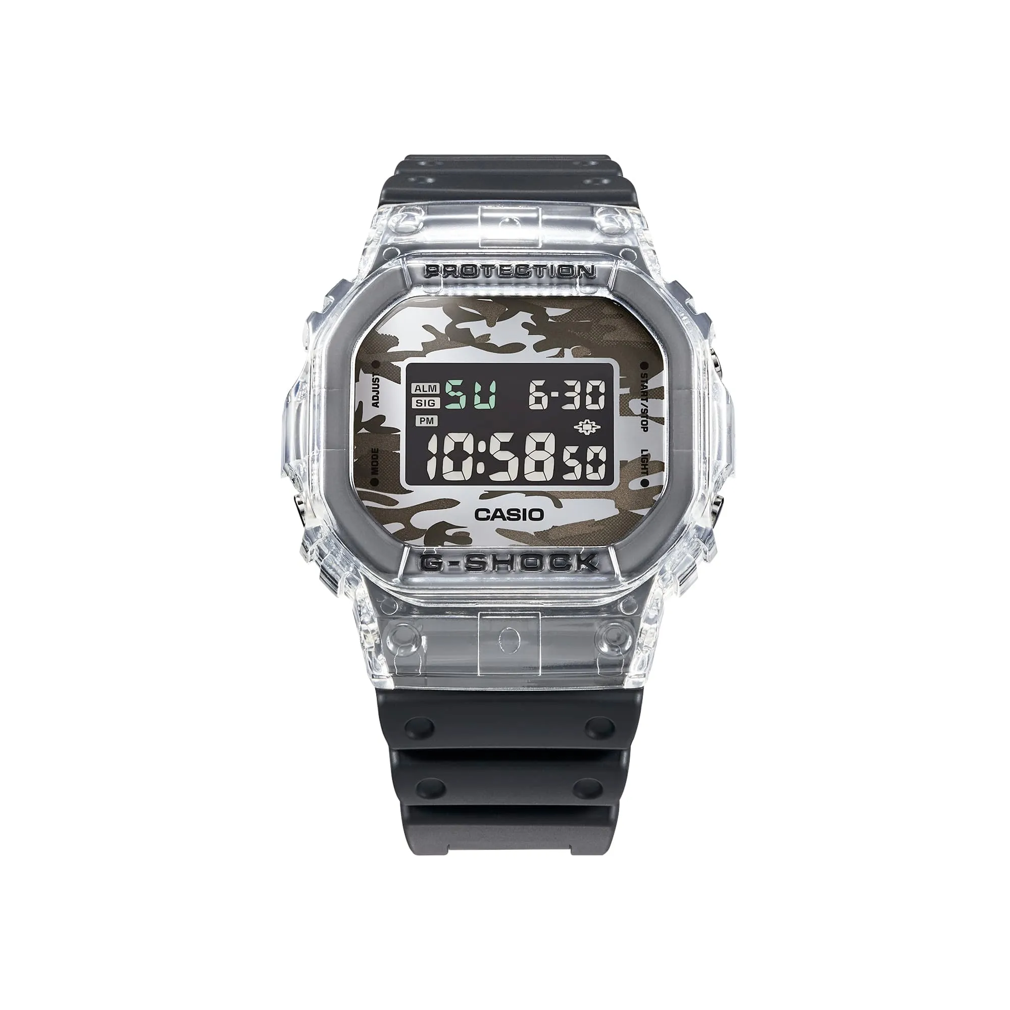 CASIO G-SHOCK DW5600SKC-1 Neo Utility Camouflage Camo Clear Watch