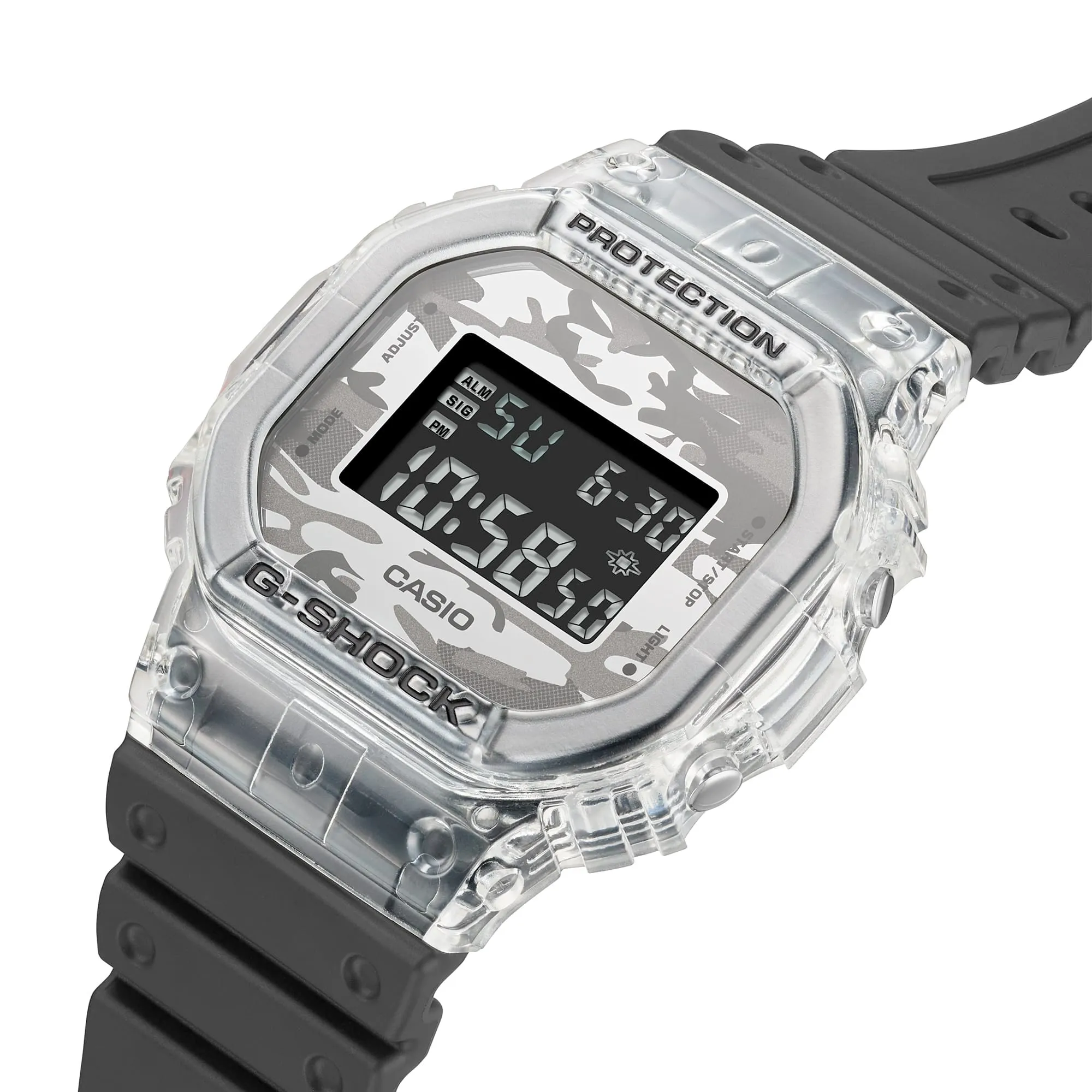 CASIO G-SHOCK DW5600SKC-1 Neo Utility Camouflage Camo Clear Watch