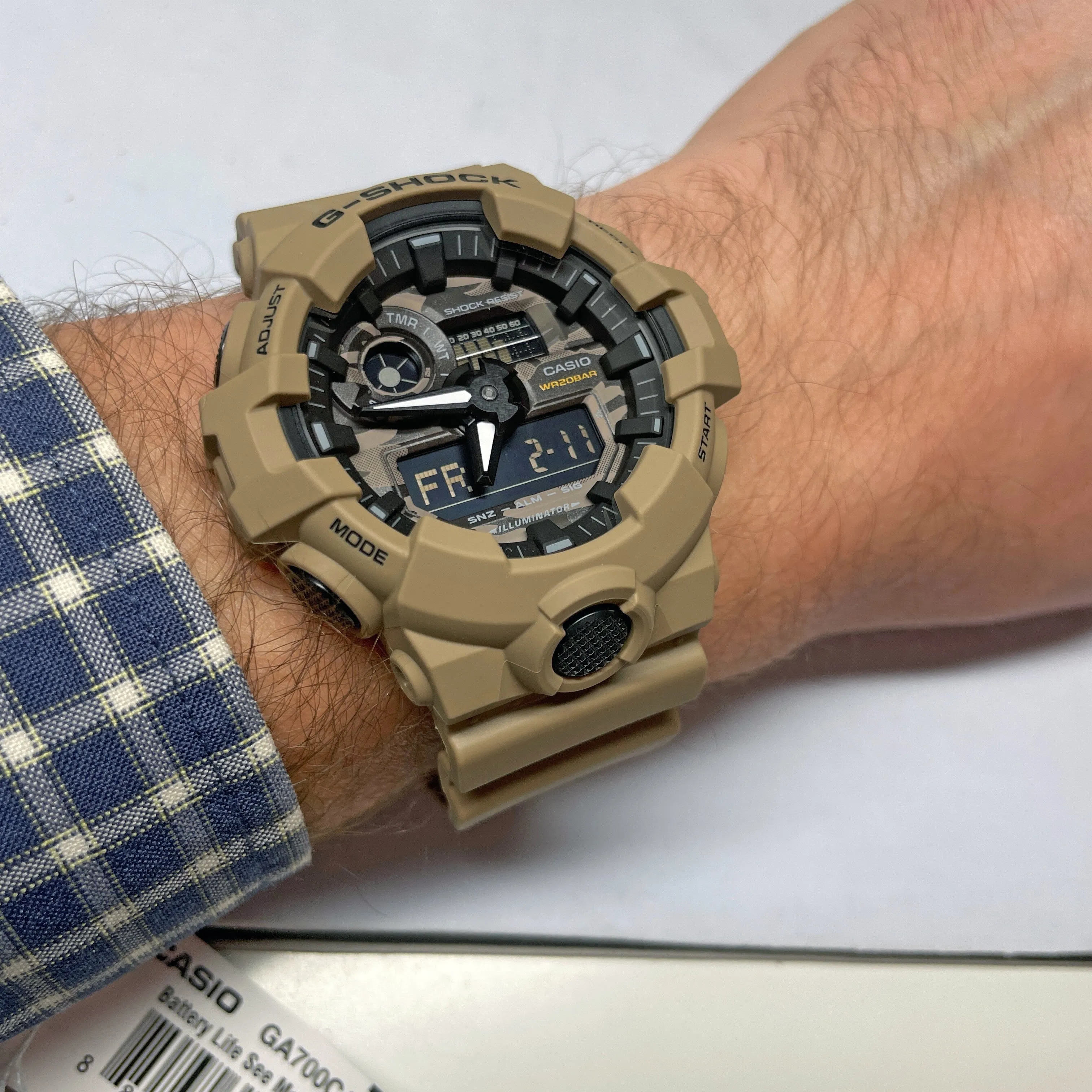 Casio G-Shock GA700CA-5A Utility Camouflage Watch - Brown Camo