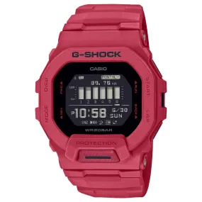 CASIO G-Shock GBD200RD-4 Burning Red Watch Power Trainer Square