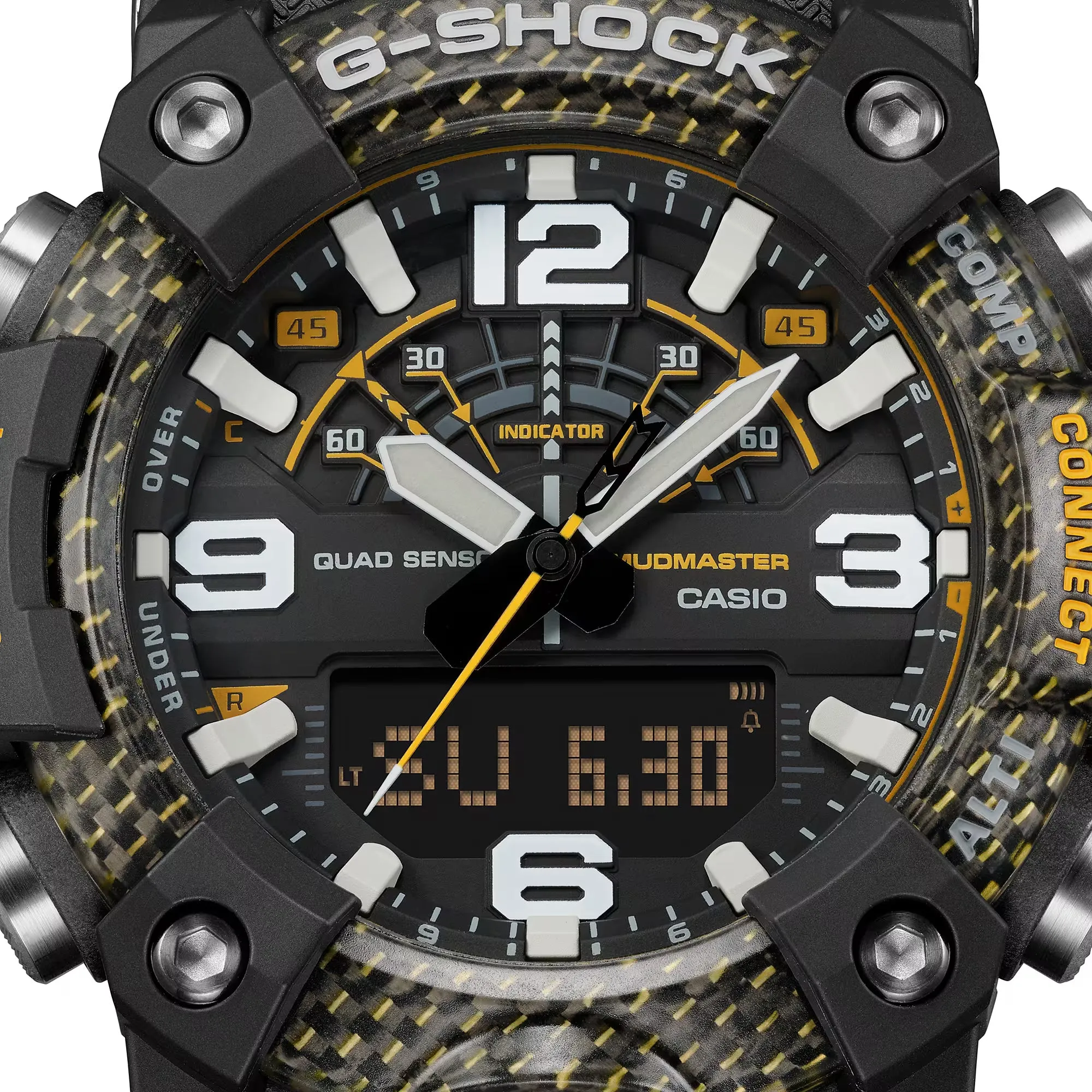 CASIO G-Shock GGB100Y-1A Yellow Black Mudmaster Pittsburgh Carbon Watch