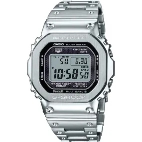 CASIO G-SHOCK GMWB5000D-1 Bluetooth Model Full Metal Solar Square Watch Steel