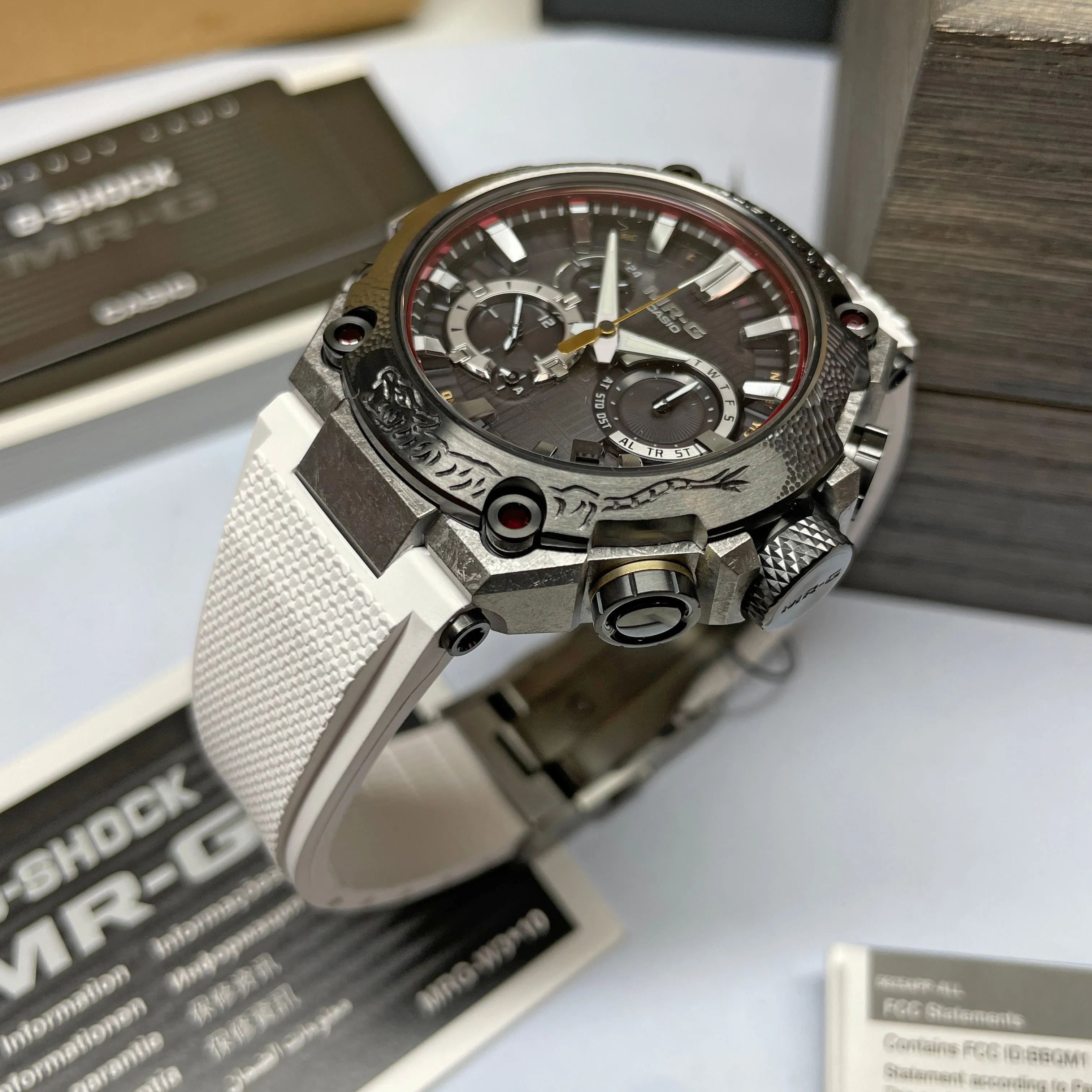 Casio G-Shock MRG Shougeki-Maru Titanium Watch MRGB2000SG-1A 2023 White Grey