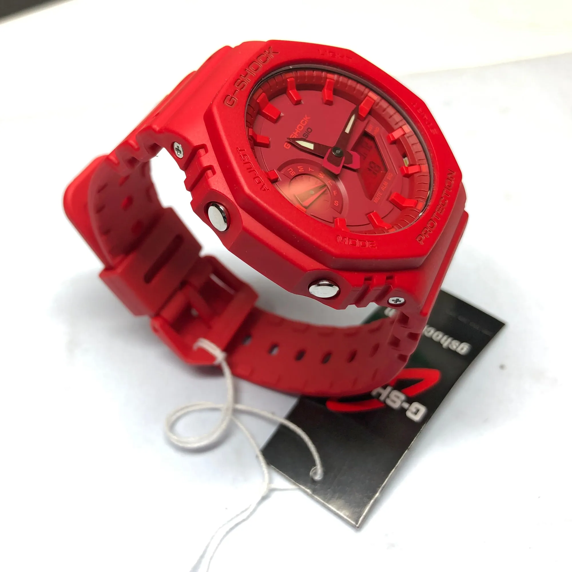 Casio G-Shock Red CasiOak Carbon Core Guard 2100 Series GA2100-4A