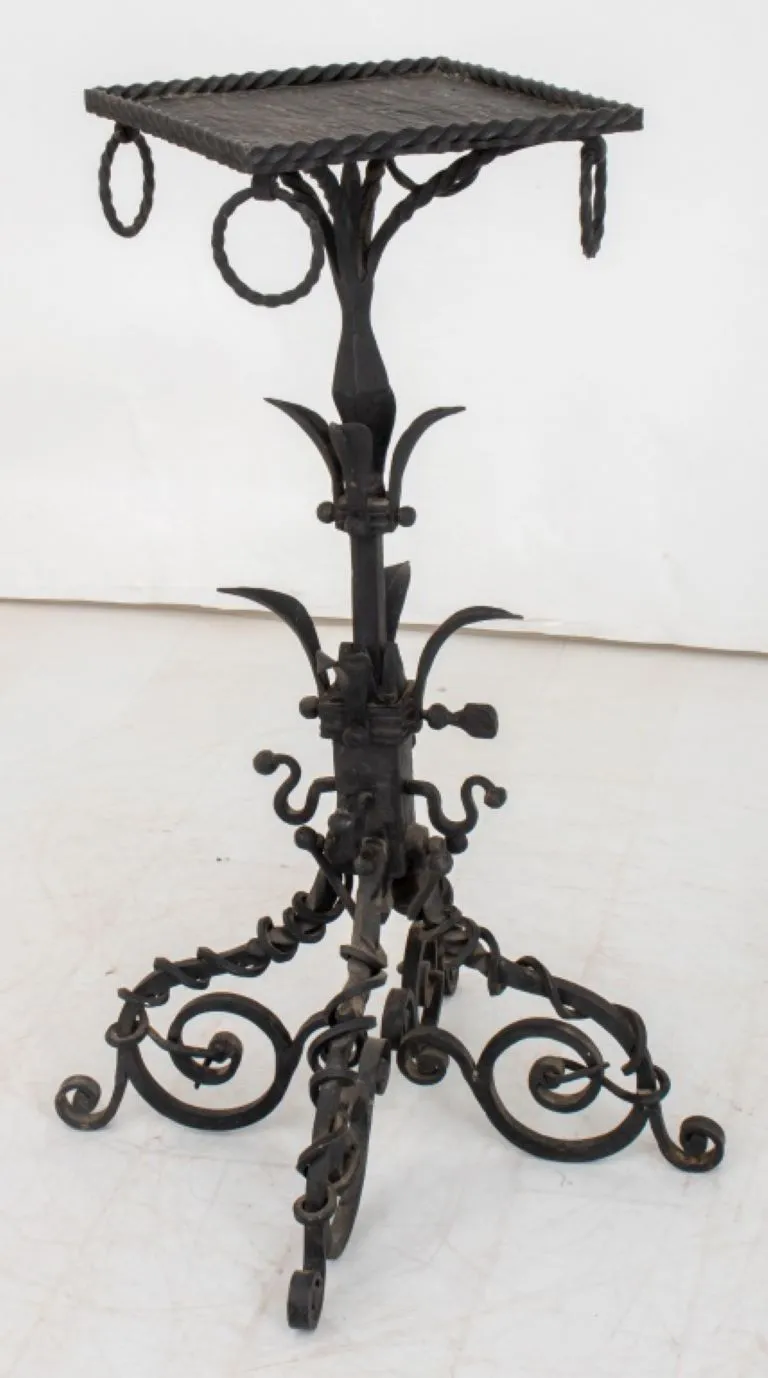 Cast Iron Garden Plant Stand Table