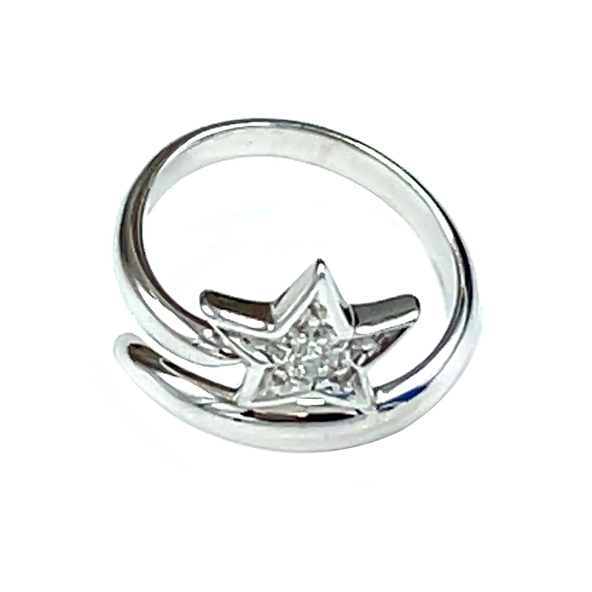 Chanel Diamond Star Ring in 18k Gold