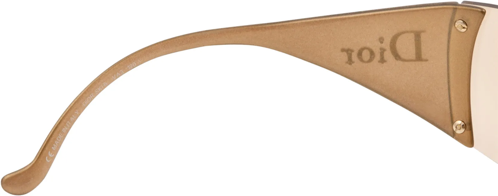 Christian Dior Ski 6 Gold Logo Sunglasses