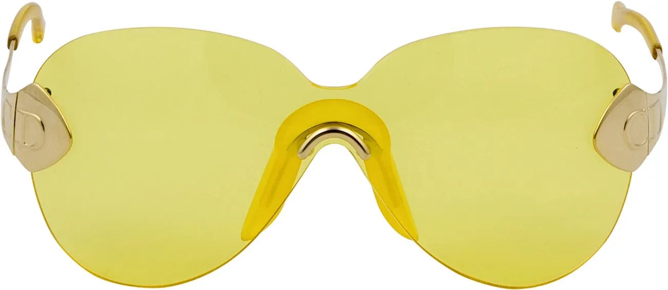 Christian Dior Yellow Spring 2000 Pilot Ad Campaign Sunglasses