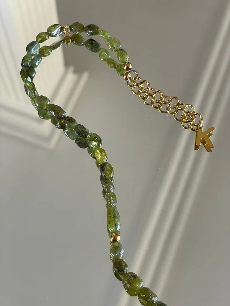 Ciottolo Peridot Necklace