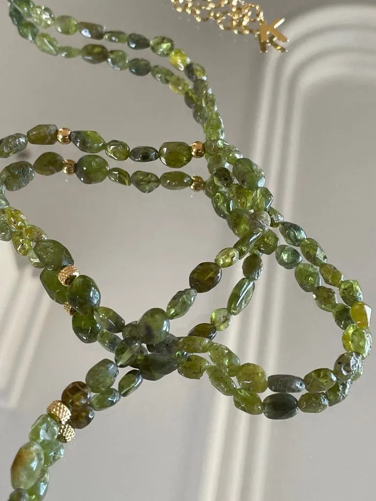 Ciottolo Peridot Necklace