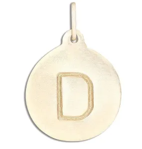 D Alphabet Charm