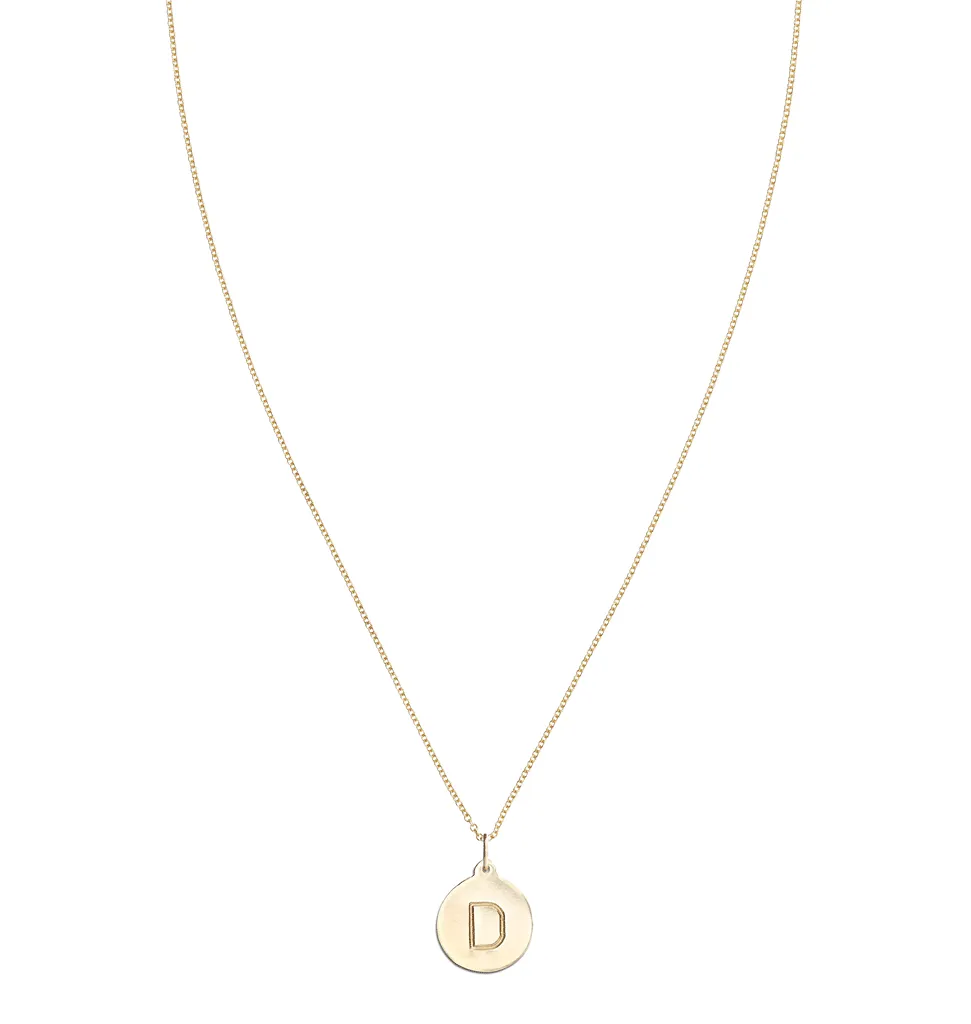 D Alphabet Charm