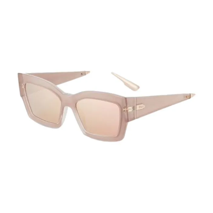 DIOR CATSTYLEDIOR2 ROSE GOLD RECTANGULAR SUNGLASSES