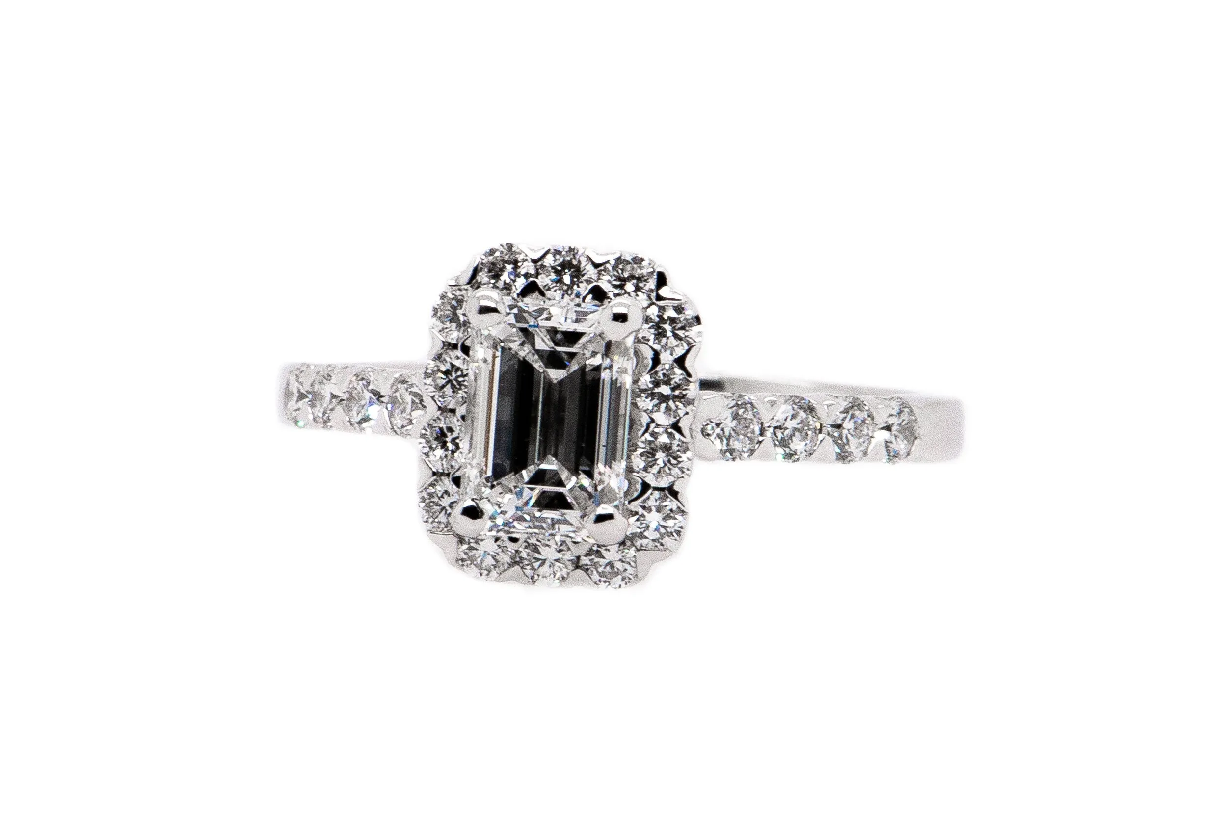 Emerald Cut Diamond Ring