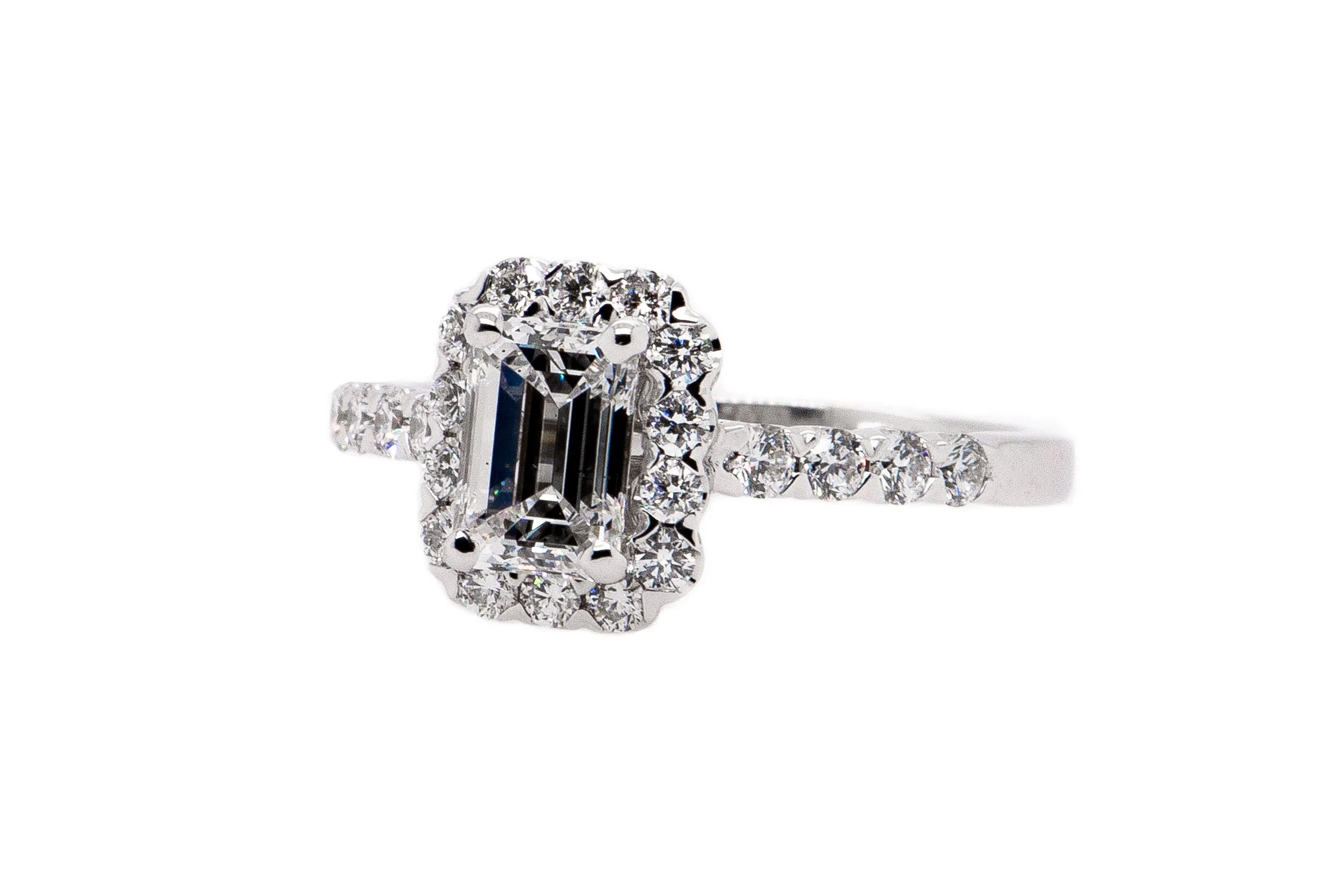 Emerald Cut Diamond Ring