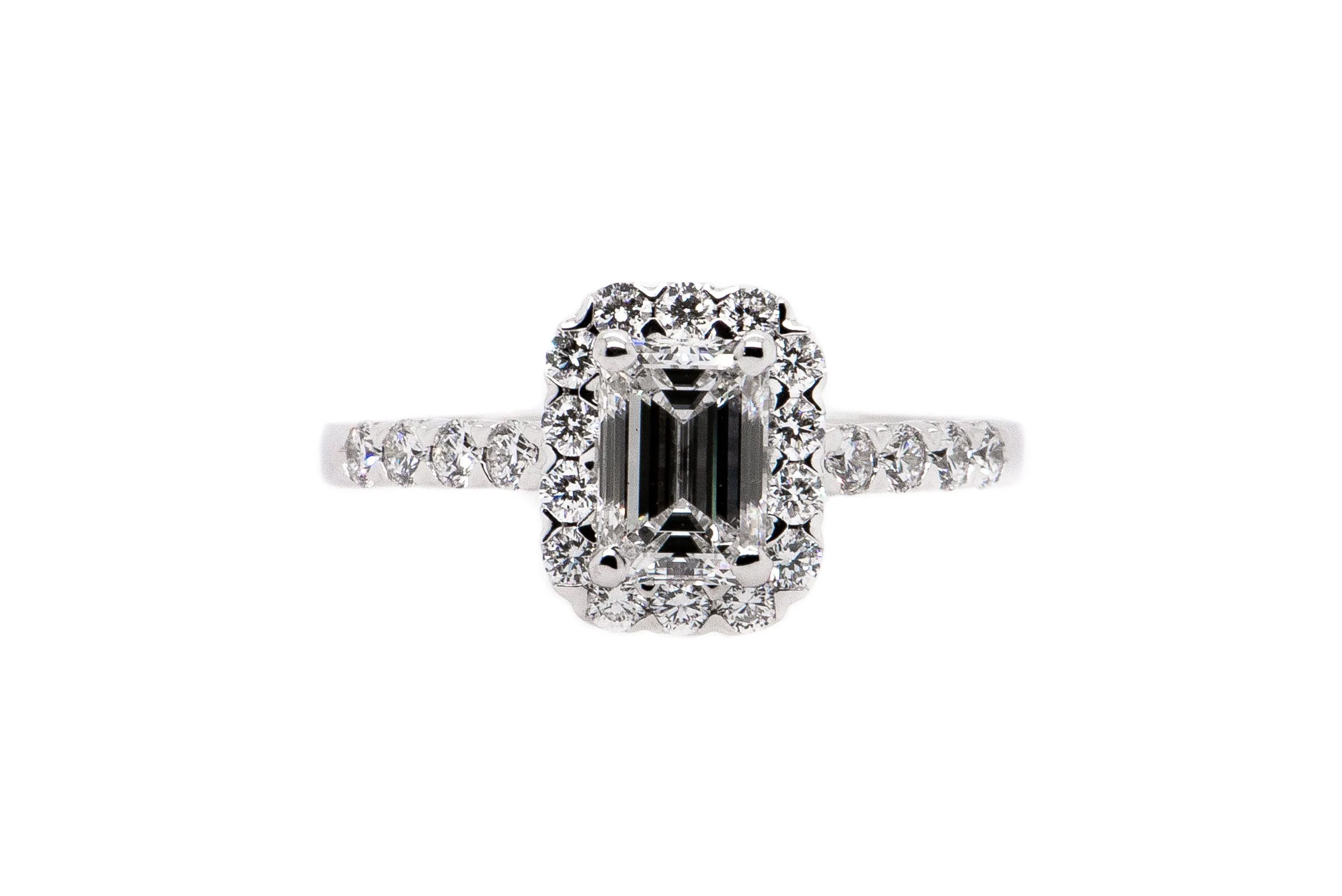 Emerald Cut Diamond Ring