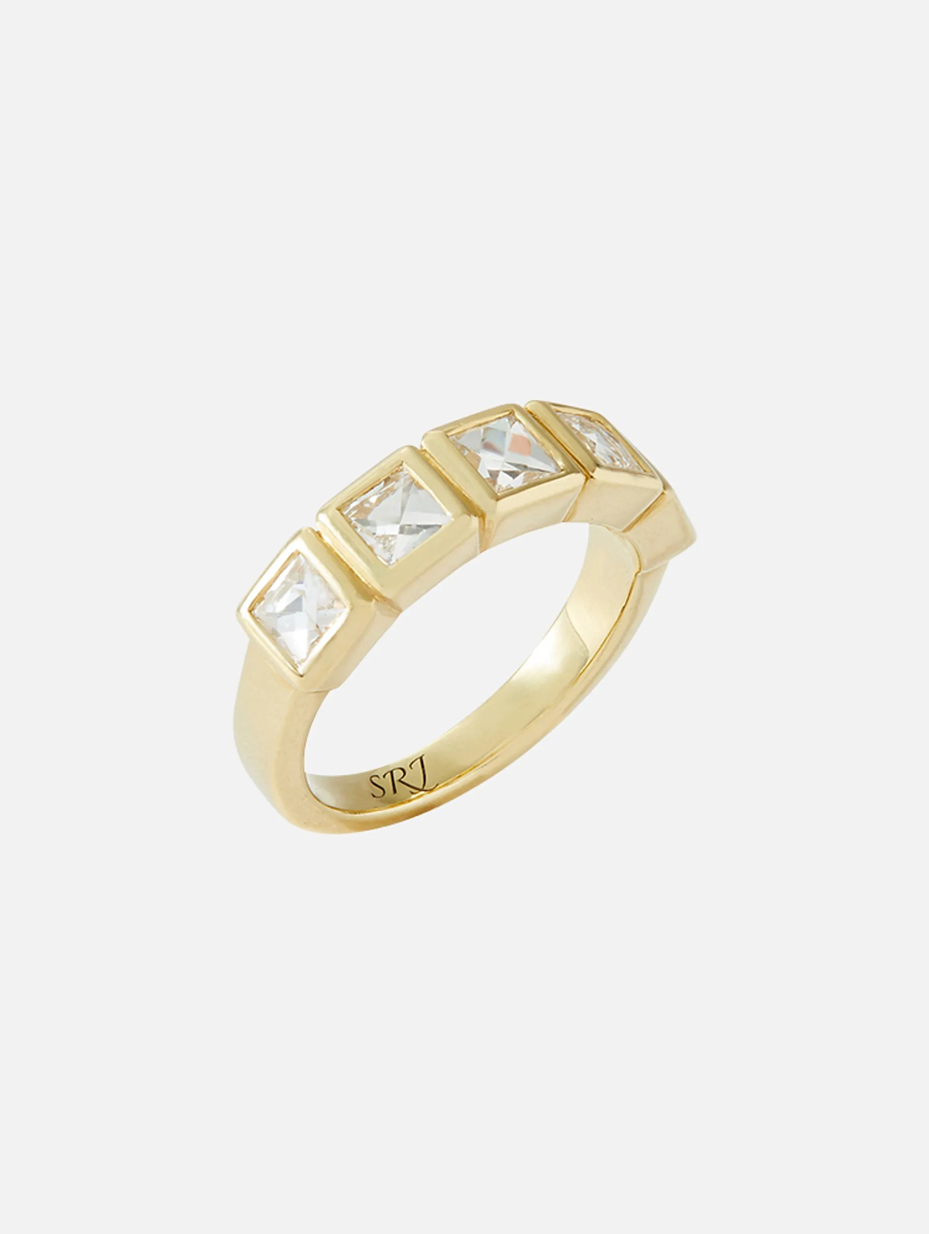 French Cut Diamond Ring