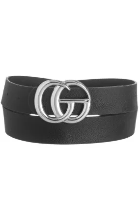 G Belt- Black/Silver