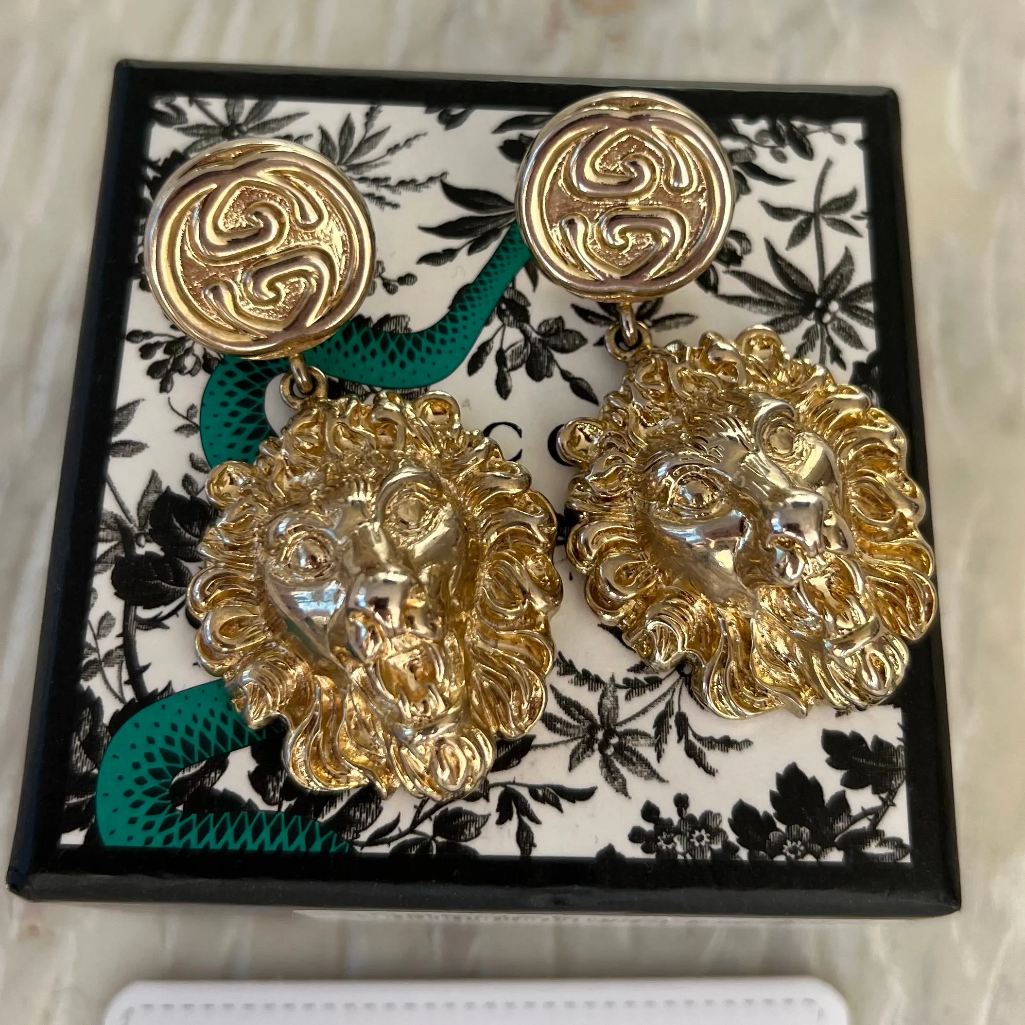 GUCCI Lion Earrings