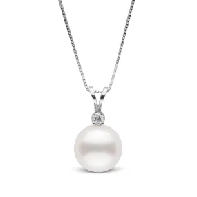 Harmony Collection 10.0-11.0 mm Freshadama Freshwater Pearl & Diamond Pendant