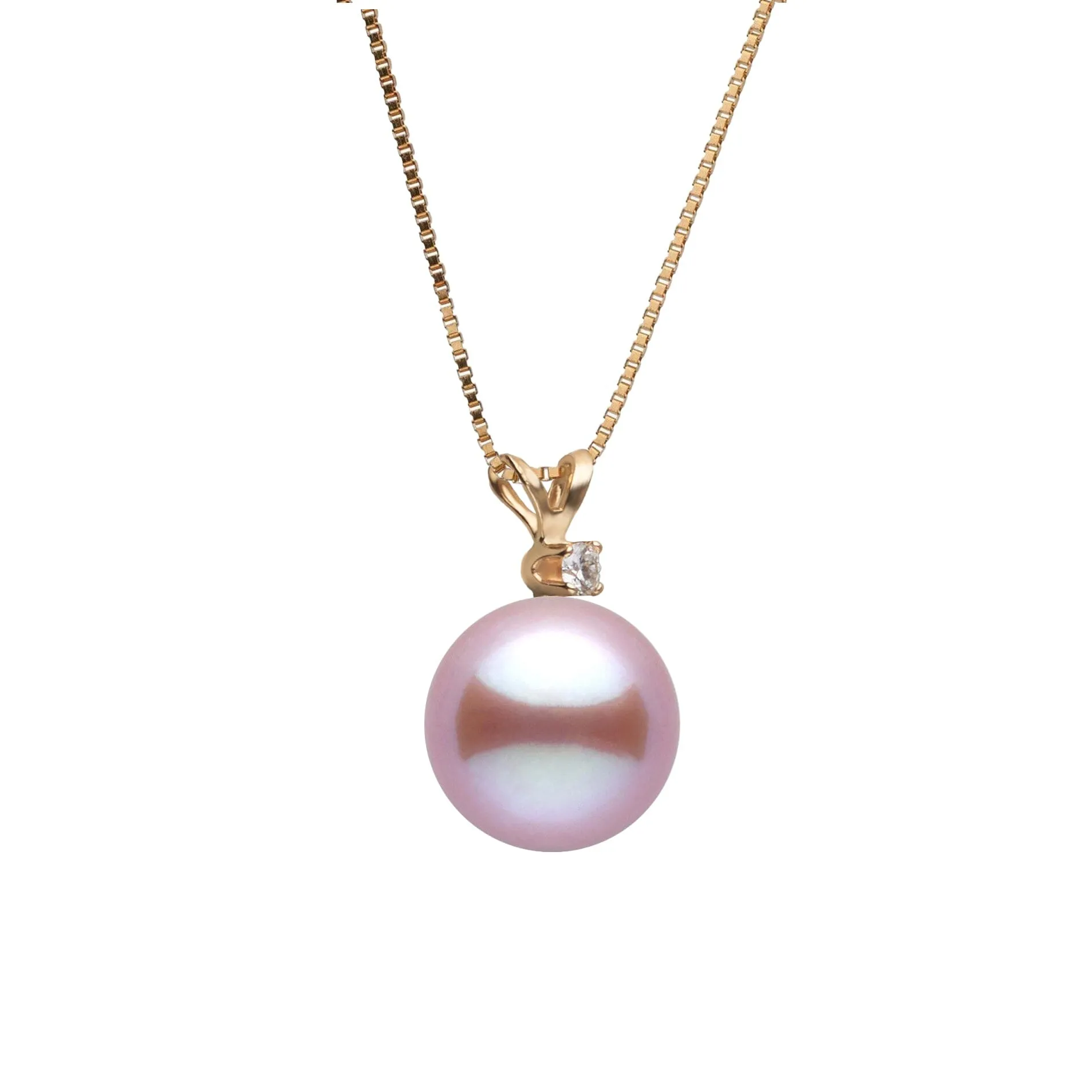 Harmony Collection 8.5-9.0 mm Lavender Freshadama Freshwater Pearl & Diamond Pendant