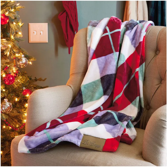 Holiday Plaid Blanket