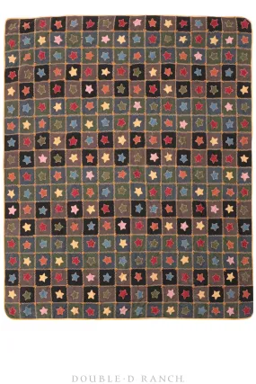 Home, Textile, Quilt, Star Applique, Double D Ranch Home Collection, Vintage, 121