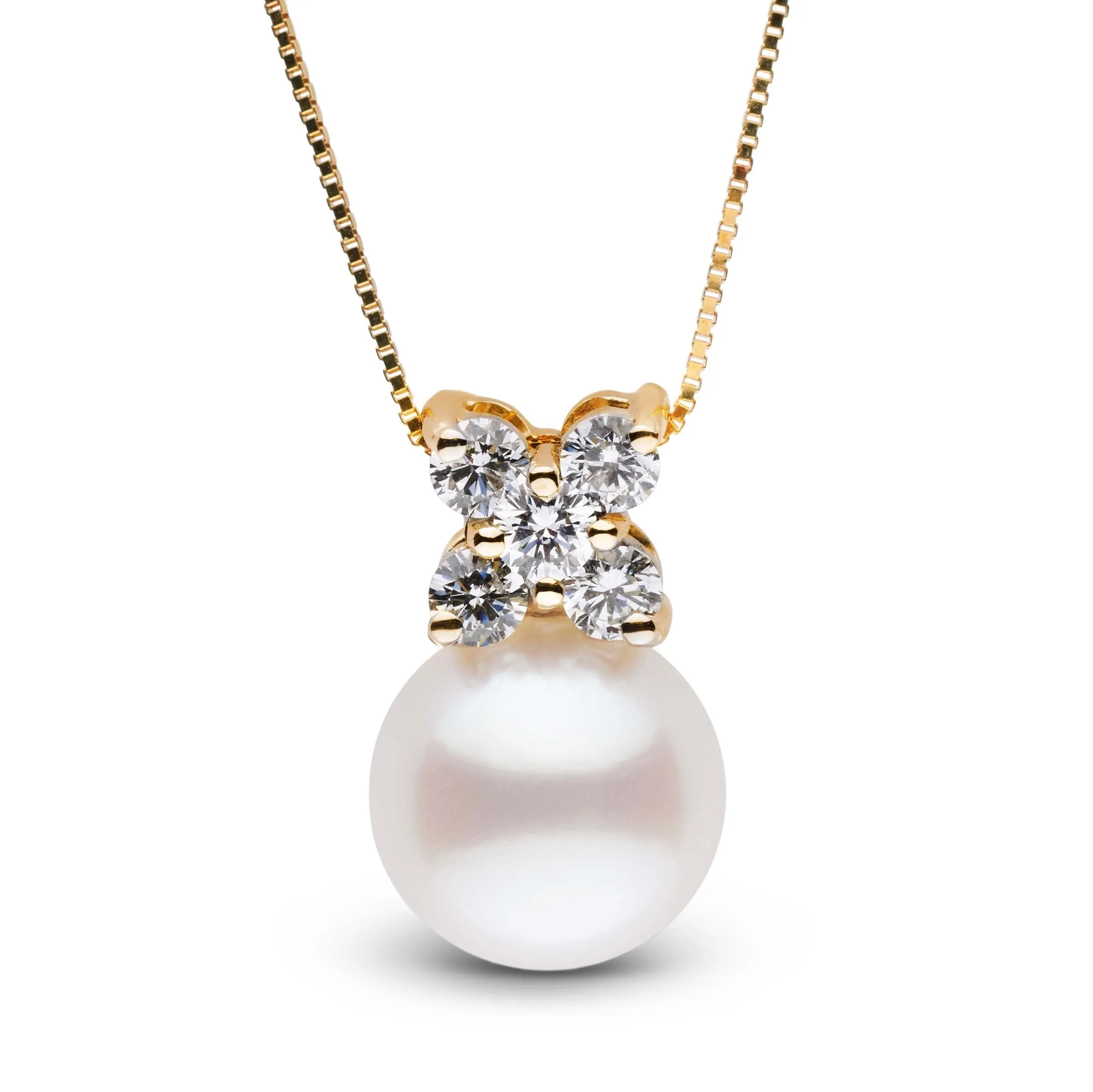 Kiss Collection Freshadama Pearl and Diamond Pendant