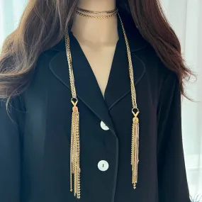 Louis Vuitton Long Fringe Necklace