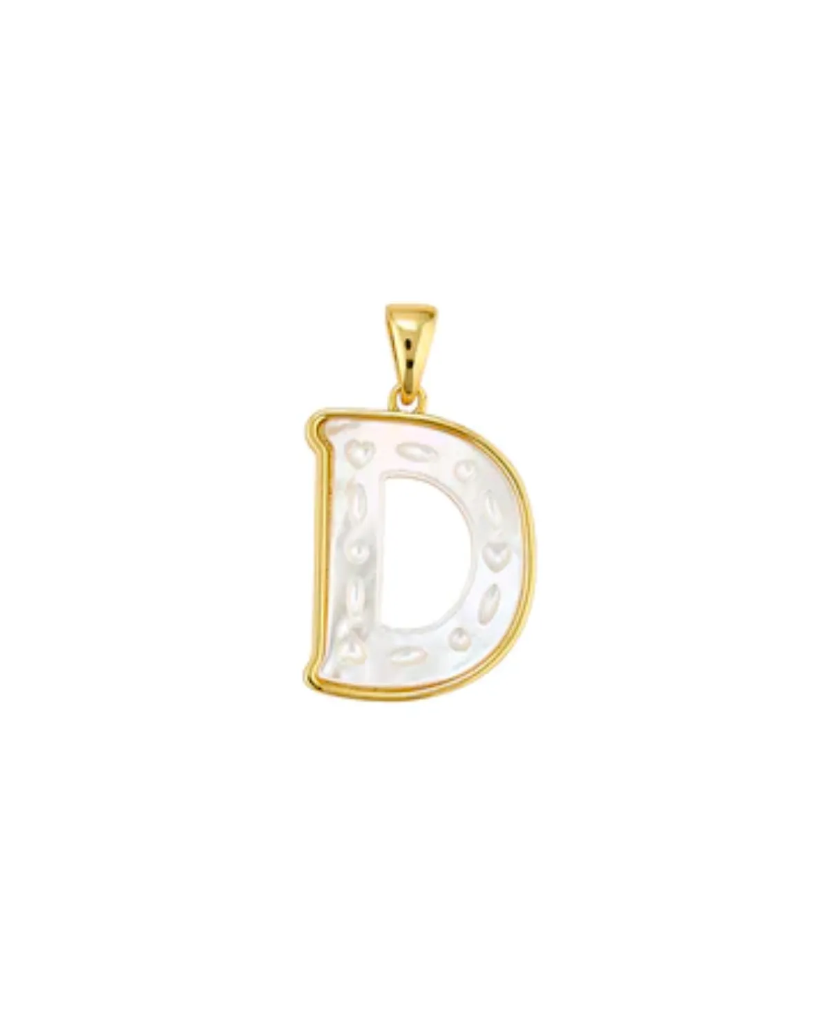 Medium Letter Charm - D