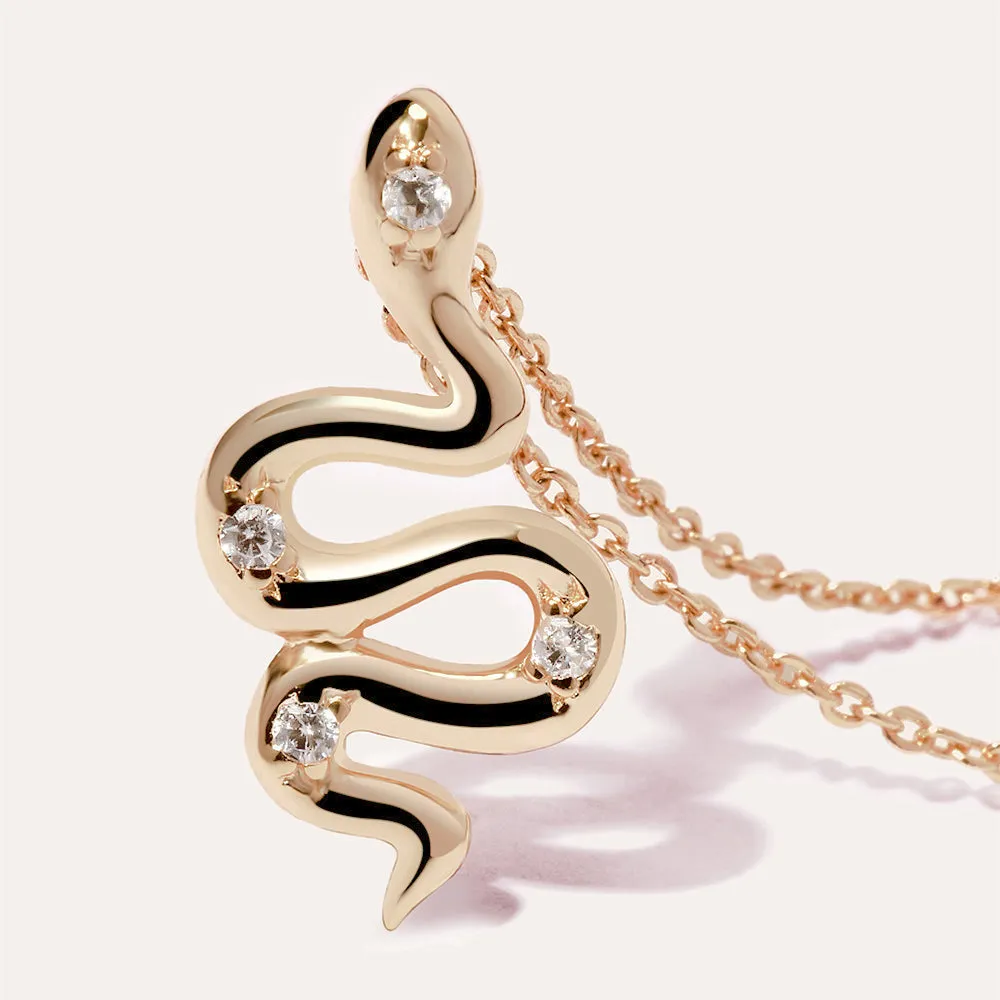 Medusa Necklace in 14kt Gold Over Sterling Silver