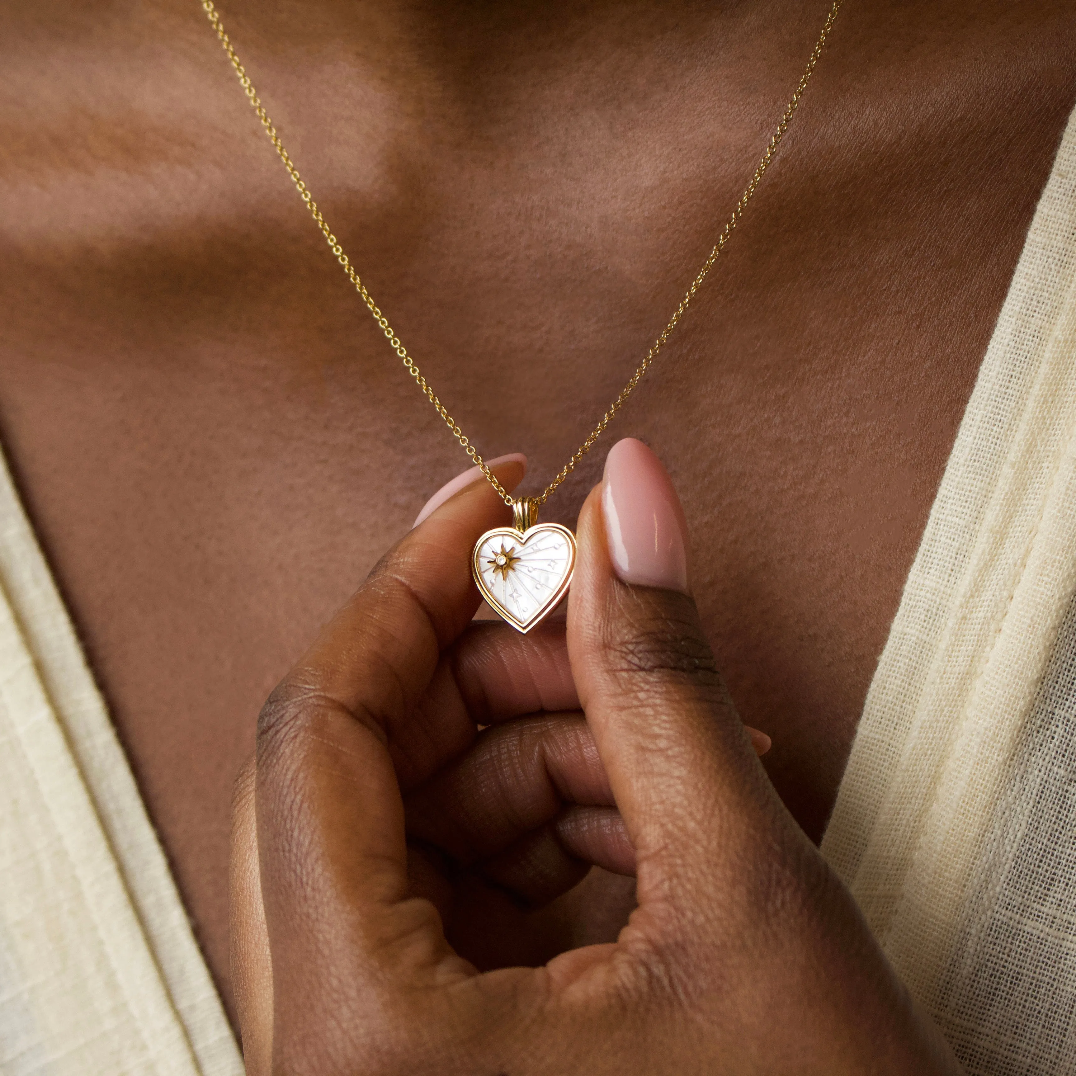 Mother of Pearl True Love Necklace