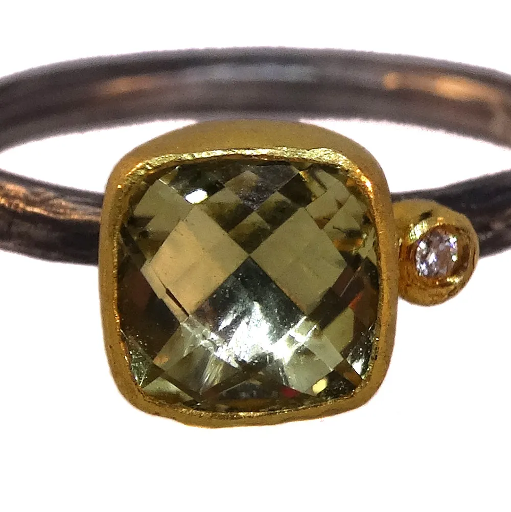 New Kurtulan Lemon Quartz Ring