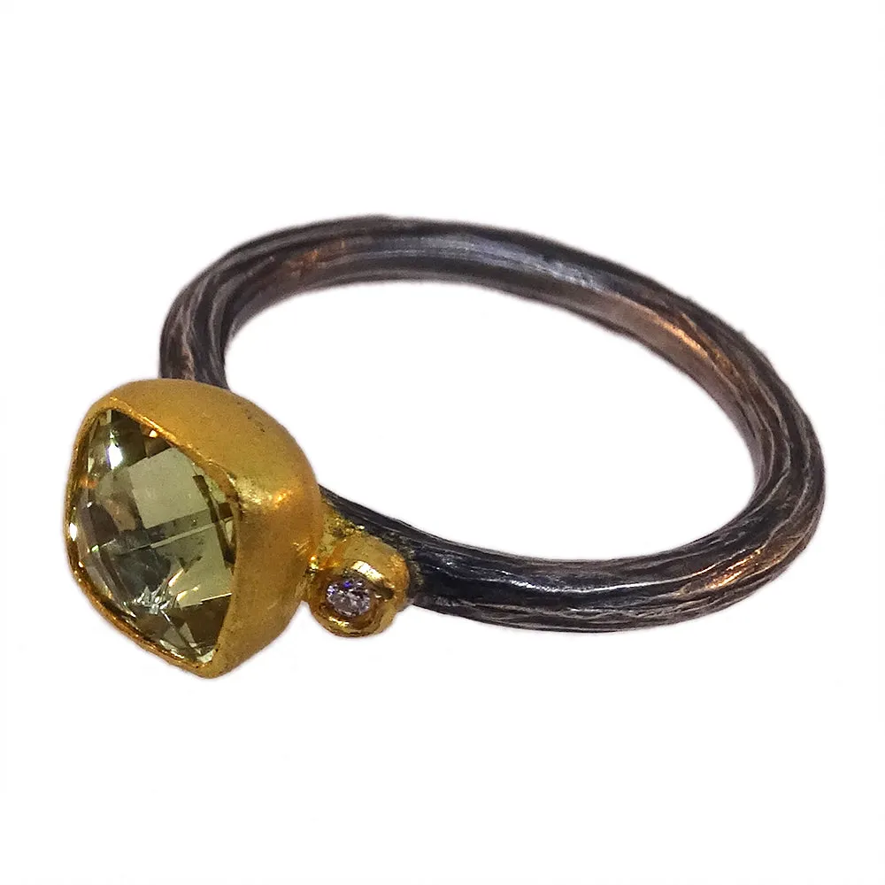 New Kurtulan Lemon Quartz Ring