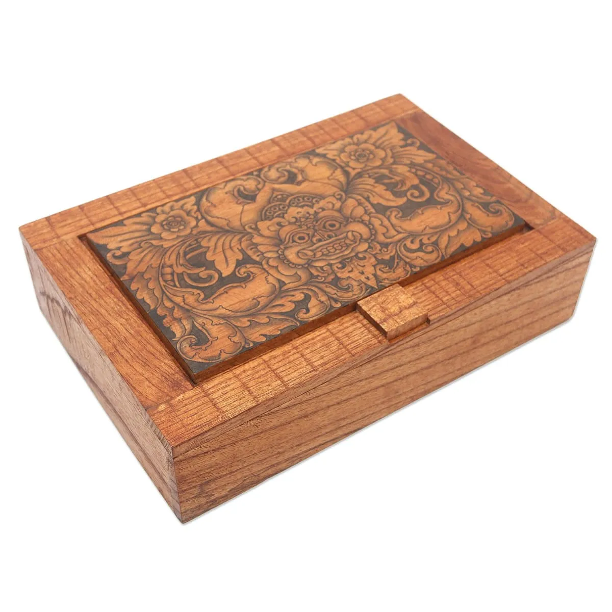 Novica Bhoma Treasure Wood Jewelry Box