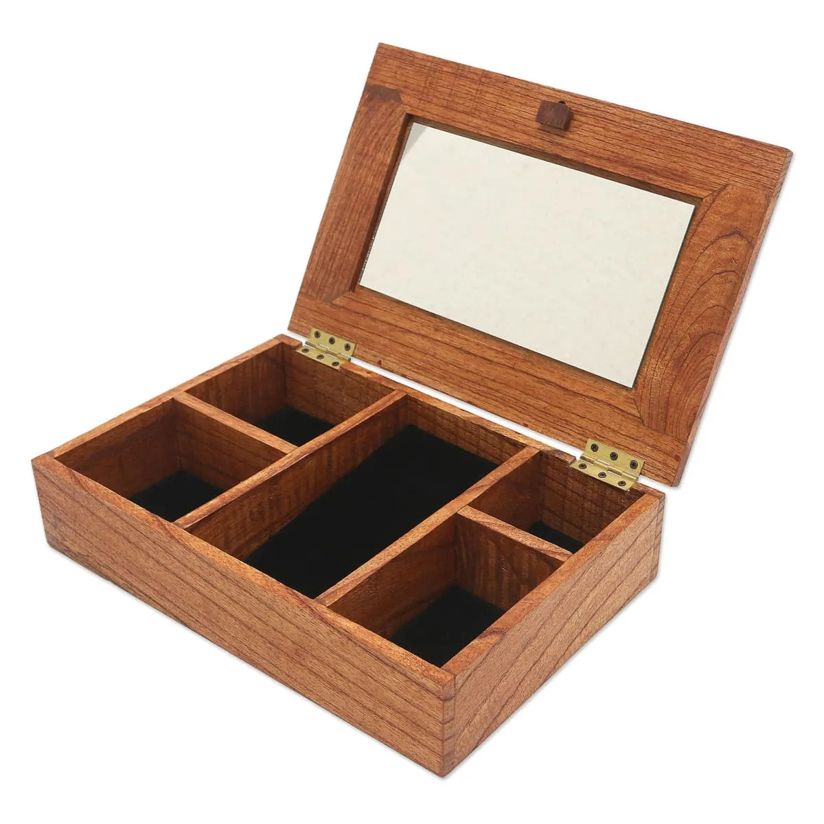 Novica Bhoma Treasure Wood Jewelry Box