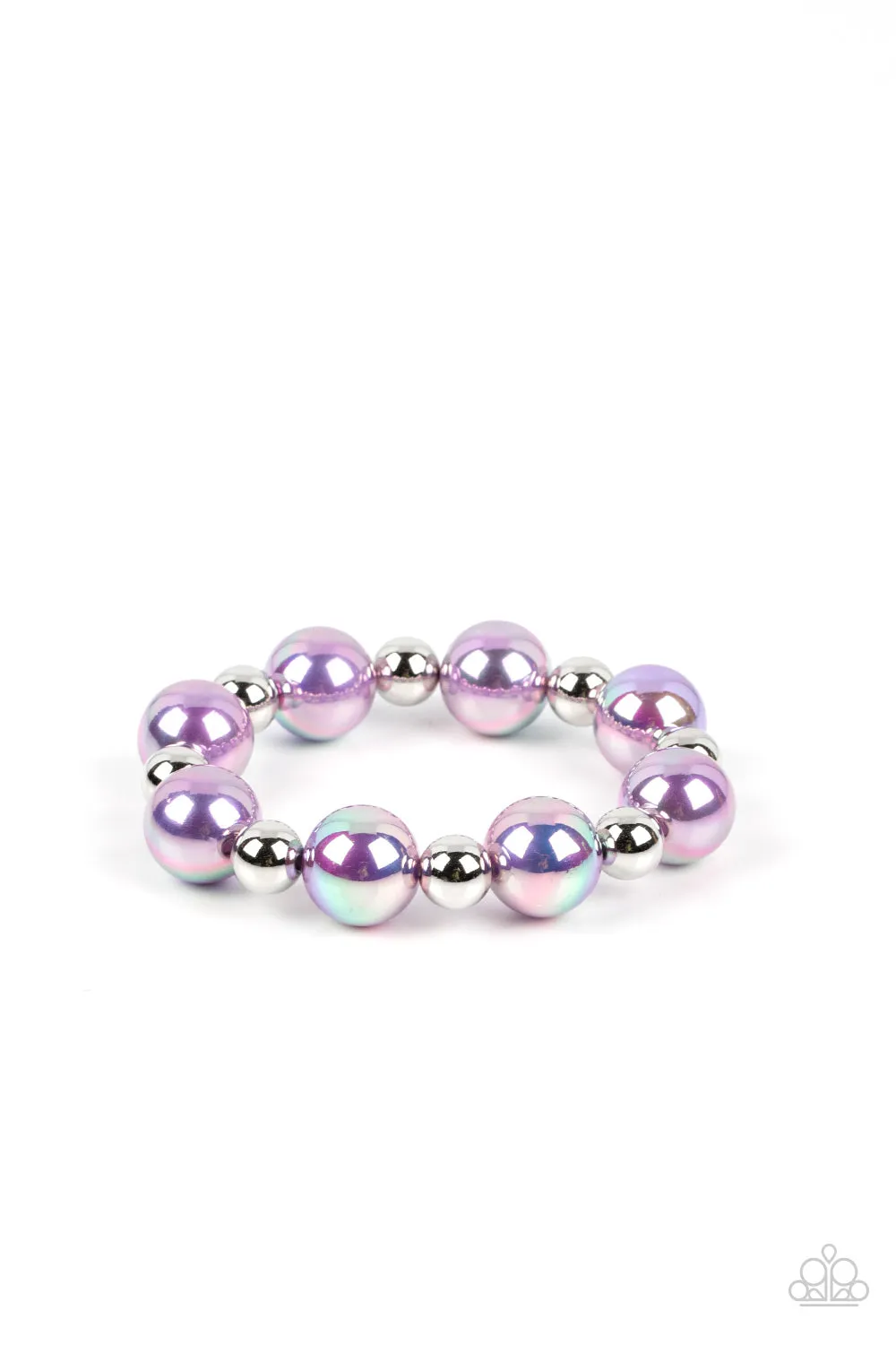 Paparazzi A DREAMSCAPE Come True - Purple Stretchy Bracelet