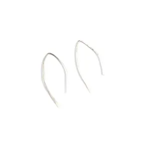 Qasioun Mini-Threader Earrings in Sterling Silver